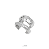 ≪1個入/片耳用≫メタル×パヴェ2連イヤーカフ | LUPIS | 詳細画像3 