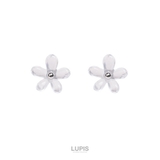 【S925ポスト】シンプルクリアフラワーピアス | LUPIS | 詳細画像3 