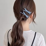 デニムリボンヘアクリップ | LUPIS | 詳細画像2 