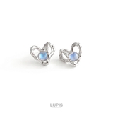 【S925ポスト】ニュアンスメタルハートピアス | LUPIS | 詳細画像4