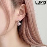 【S925ポスト】ハートプラネットピアス | LUPIS | 詳細画像1