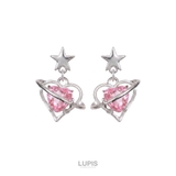 【S925ポスト】ハートプラネットピアス | LUPIS | 詳細画像3