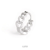 ≪1個入/片耳用≫オープンハートフープピアス | LUPIS | 詳細画像3