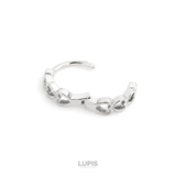 ≪1個入/片耳用≫オープンハートフープピアス | LUPIS | 詳細画像5