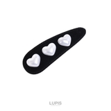 3連ハートベロア調ぱっちんヘアピン | LUPIS | 詳細画像3 