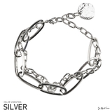 シルバー | ブレスレット メンズ チェーン | LUXSTYLE