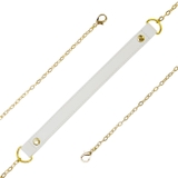 (1)WHITE | チェーン ロングストラップ 携帯ストラップ | M-factory
