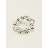 91銀 | パールサークル ブローチ | TAKA-Q WOMEN