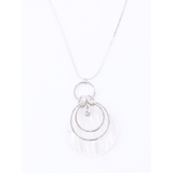 シェル調サークルワントップ ロングネックレス | TAKA-Q WOMEN | 詳細画像2