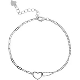 甘すぎず上品なハートチャームチェーンブレスレット アクセサリー ハートモチーフ | maison de LATIR | 詳細画像5 