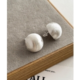ぷっくり感が可愛い艶消しボールデザインピアス アクセサリー シルバー | maison de LATIR | 詳細画像10 
