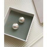 ぷっくり感が可愛い艶消しボールデザインピアス アクセサリー シルバー | maison de LATIR | 詳細画像13 