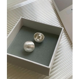 ぷっくり感が可愛い艶消しボールデザインピアス アクセサリー シルバー | maison de LATIR | 詳細画像14 