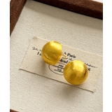 ぷっくり感が可愛い艶消しボールデザインピアス アクセサリー シルバー | maison de LATIR | 詳細画像16 