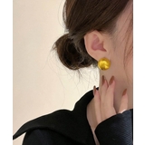 ぷっくり感が可愛い艶消しボールデザインピアス アクセサリー シルバー | maison de LATIR | 詳細画像3 