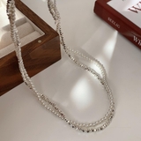 首元にやさしくきらめく上品なツイストチェーンネックレス アクセサリー ネックレス | maison de LATIR | 詳細画像6 