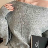 首元に輝きと可愛さをプラスリボンチョーカー アクセサリー オフィス | maison de LATIR | 詳細画像7 