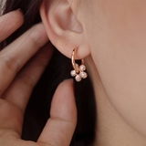 ゴールド | 洗練された輝きで長く愛用できるフープピアス 両耳 アクセサリー | maison de LATIR