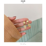 大人可愛いシンプルなマーブルカラーピアス 揺れる 上品 | maison de LATIR | 詳細画像6