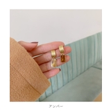 大人可愛いシンプルなマーブルカラーピアス 揺れる 上品 | maison de LATIR | 詳細画像7