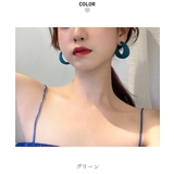 華やかなC字型大ぶりピアス 大きめ ラージサイズ | maison de LATIR | 詳細画像6