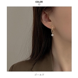 シンプルで上品な8の字パールピアス ゴールド 女性らしい | maison de LATIR | 詳細画像8