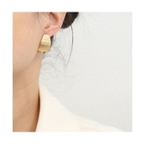 少し変わったスクエア型がお洒落なプレートピアス 上品 シンプル | maison de LATIR | 詳細画像5