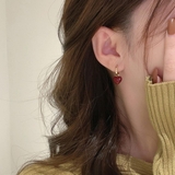 「気分で大人かわいいを自由に操る“3wayハートピアス”」3wayルージュレッド… | maison de LATIR | 詳細画像3