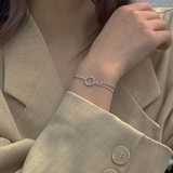 シルバー | オフィスにもぴったりなチェーンブレスレット アクセサリー チェーン | maison de LATIR