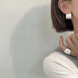 大人の洗練されたサークルモチーフメタルピアス リング イヤーアクセサリー | maison de LATIR | 詳細画像4 