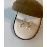 耳元をおしゃれに彩るねじれデザインパールピアス 大人 シンプル | maison de LATIR | 詳細画像9 