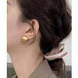 ぷっくり感が可愛い艶消しボールデザインピアス アクセサリー シルバー | maison de LATIR | 詳細画像3 