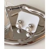 ボリューム感とパールの光沢感で華やかな印象に見せるビッグパールピアス 両耳用 大… | maison de LATIR | 詳細画像6 