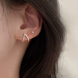 ゴールド | やさしい輝きを添えてくれるハートピアス 両耳 アクセサリー | maison de LATIR