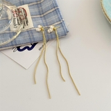 上品に揺れるパールロングチェーンピアス 両耳用 ピアス | maison de LATIR | 詳細画像10 