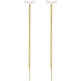 上品に揺れるパールロングチェーンピアス 両耳用 ピアス | maison de LATIR | 詳細画像11 