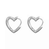 耳元にさりげない甘さを添える、ミニハートフープピアス アクセサリー 両耳セット | maison de LATIR | 詳細画像12 