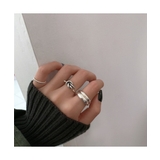 「重ねるだけで雰囲気アップ。指先を飾るシルバーリング3点セット」デザインリング3… | maison de LATIR | 詳細画像5 