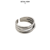 上品さを感じさせるシンプルデザインリング3点セット 指輪 シルバー | maison de LATIR | 詳細画像7 