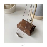 ニュアンストップがトレンド感をプラスするメタルモチーフネックレス ゴールド シル… | maison de LATIR | 詳細画像7 