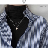 大人の洒落感を演出してくれるダブルチェーンネックレス アクセサリー 2連ネックレス | maison de LATIR | 詳細画像11