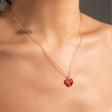 大人可愛いハートジュエリーネックレス ゴールドチェーン ハート好き | maison de LATIR | 詳細画像1