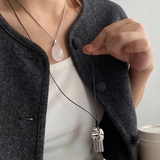 タッセル | 甘すぎず程よい存在感のチョーカー メタル アクセサリー | maison de LATIR