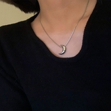 シルバー | 上品さと遊び心の程よいミックスネックレス アクセサリー 輝き | maison de LATIR