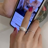 こなれ感のある大人の手元を演出する艶消しボリュームリング 指輪 シルバー | maison de LATIR | 詳細画像2