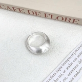 こなれ感のある大人の手元を演出する艶消しボリュームリング 指輪 シルバー | maison de LATIR | 詳細画像5