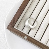 こなれ感のある大人の手元を演出する艶消しボリュームリング 指輪 シルバー | maison de LATIR | 詳細画像6