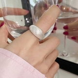 シルバー | こなれ感のある大人の手元を演出する艶消しボリュームリング 指輪 シルバー | maison de LATIR