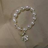 ベアー | 上品な輝きがかわいいパールラインリング アクセサリー 指元 | maison de LATIR