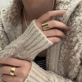 幅広いスタイルにすっとなじむメタルリング アクセサリー 輝き | maison de LATIR | 詳細画像1 